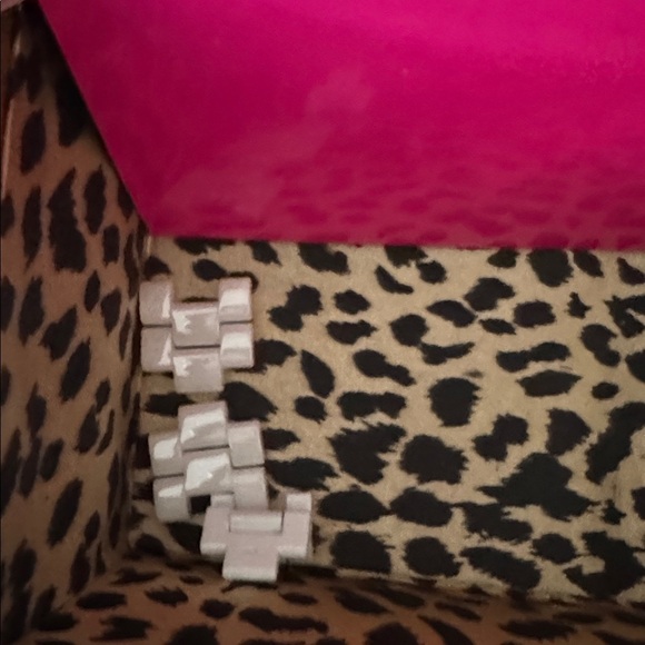 Betsey Johnson Silver Watch with Pink Details - Picture 5 of 6